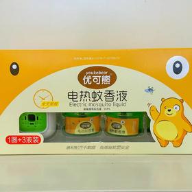优可熊●电热蚊香液（1器+3液）