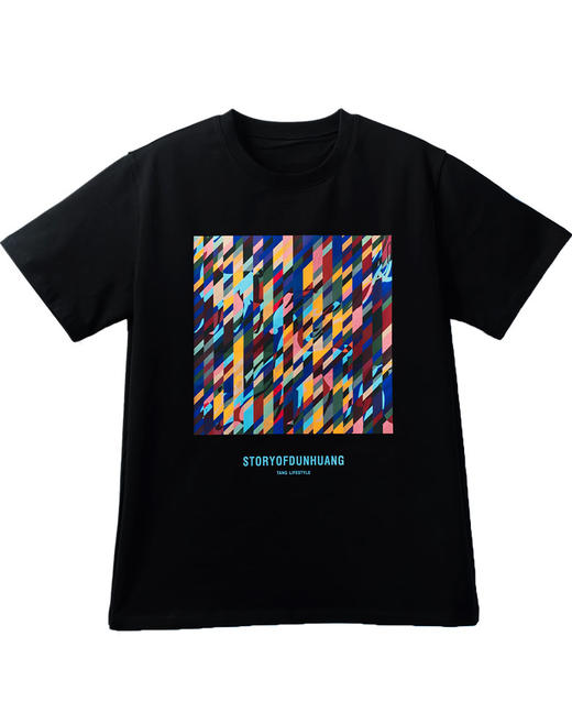 敦煌故事短袖t恤宽松版新棉时尚百搭夏青年 商品图3