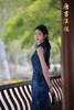 【渲 染】夏季蓝色无袖印花旗袍典雅古韵日常优雅新中式 商品缩略图3