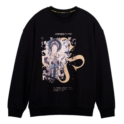 敦煌故事长袖t恤宽松版新棉时尚百搭夏青年 商品图3