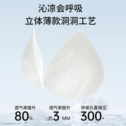 A1-【A-B杯】【冰丝凉感透气洞洞杯】裸感无痕聚拢内衣女夏季薄款无钢圈文胸   雾纱清梦【小胸-光面】 商品图4