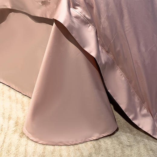 【春上新】10楼 安睡宝 长绒棉色织提花四件套-花吟粉 吊牌价3399-3599元 活动价1399-1499元 商品图2