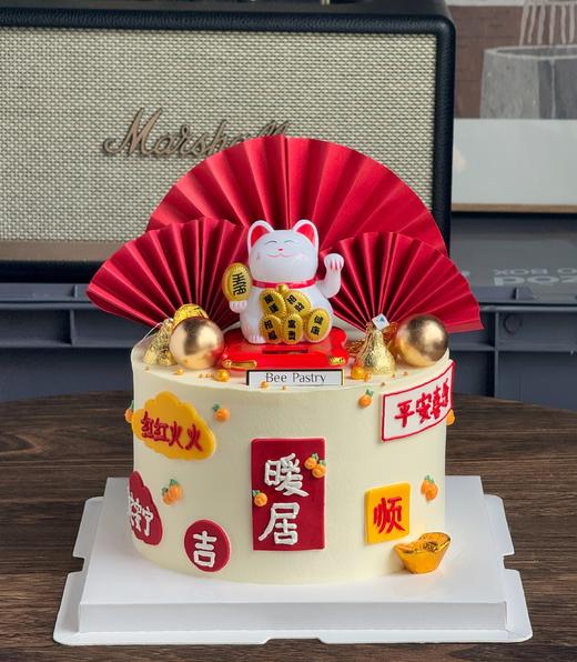 招财猫乔迁蛋糕 K款 商品图0