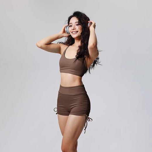 跃牌【周游世界系列】2025春夏新品细肩带固定杯运动内衣交叉美背瑜伽内衣女士BR1605 商品图3