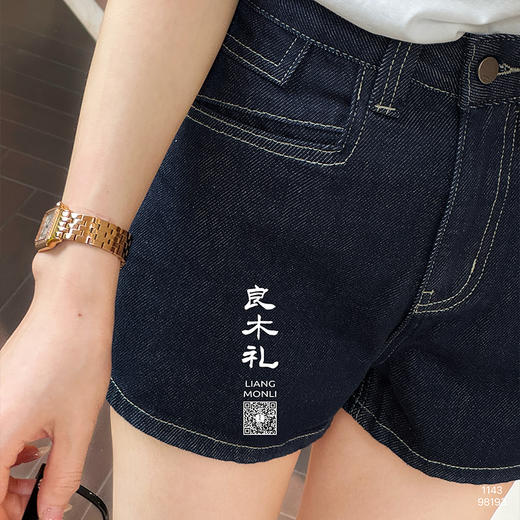 【预售3天】良木礼牛仔短裤（98193） 商品图1