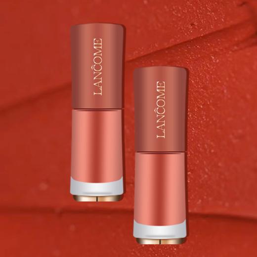 【双12限时活动】（一般贸易）LANCOME/兰蔻唇釉小样两件套3ML (#196半透裸砂+#275法式裸茶 ) 商品图3