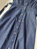 贝壳三 牛仔单排扣翻领收腰连衣裙气质通勤短袖A字裙C041319 商品缩略图10