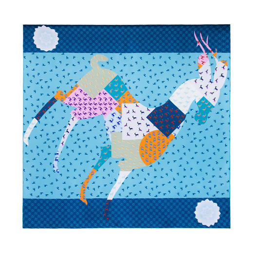 敦煌故事桑蚕丝春秋印花送礼中国风女丝巾 商品图5