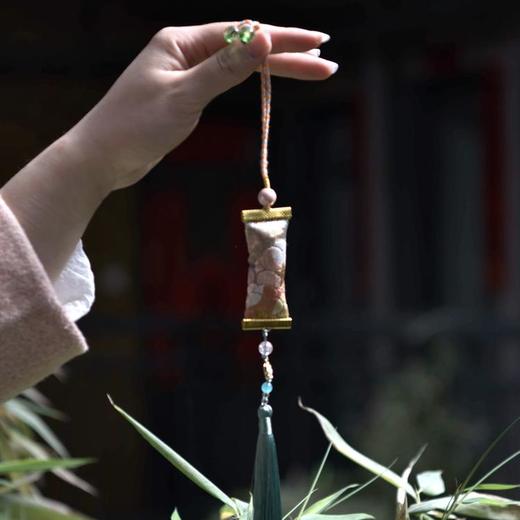 正安 谷雨濡化唐锦香囊手工材料包套装 融合节气的指尖艺术 芳香开运 佩之和宜 商品图6