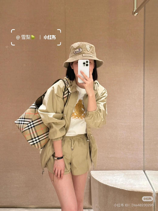 413-3 独家圆正 BBR 科技面料 松紧腰拉链口袋 时尚短裤 商品图4