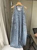 贝壳三 松弛感圆领无袖牛仔背带裙宽松廓形版背心连衣裙C041318 商品缩略图3