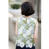 西子/花仙子桑蚕丝立体花卉镂空刺绣背心/DDBH1138 商品缩略图2