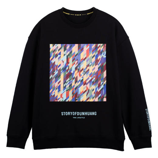 敦煌故事长袖t恤宽松版新棉时尚百搭夏青年 商品图3