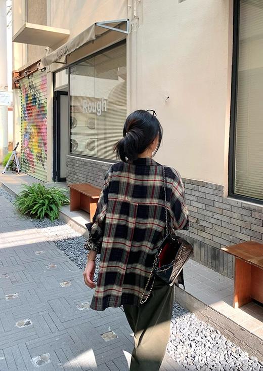 赛琳新款AB面美食春季外套试开衫衬衫 商品图7