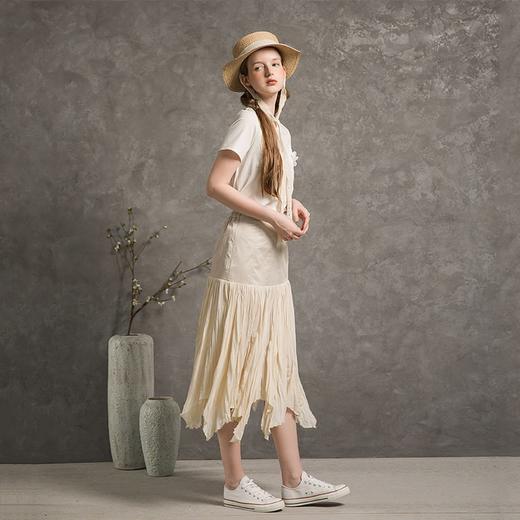 famecoco范可儿夏新款摆裙优雅半身裙F193HA022 商品图4