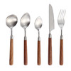 胡桃木柄304不锈钢勺子叉子 商品缩略图4