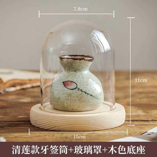 【出口牙签盒】新中式国潮牙签盒家用个性轻奢陶瓷牙签筒创意饭店餐饮商用 棉签罐 商品图11