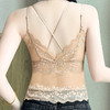 蕾丝花边内衣内搭外穿美背裹胸双肩细肩带带胸垫修身打底背心女 商品缩略图2