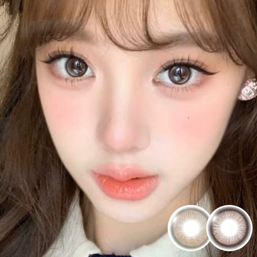 Ginomii / 桃气鬼/亚裔梦露 / 美瞳半年抛 /  2片入 / 14.2mm / 适中扩瞳 商品图1