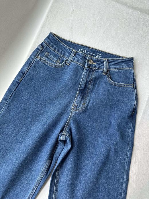 贝壳三 时尚百搭款高腰弹力锥形牛仔裤宽松阔腿遮肉休闲裤C041322 商品图13