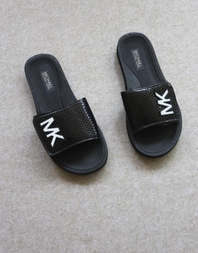 简单粗暴 哈！女段 MK 轻便舒适的发泡塑胶 魔术贴粘扣 平底 沙滩拖