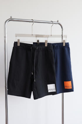 R.L 双面平纹针织 方块印花 短裤中裤 DK351