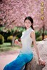 【渐蓝层】春夏季渐变蓝色无袖旗袍优雅国风邂逅春日浪漫 商品缩略图2