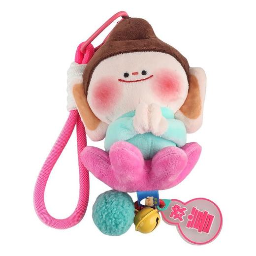 【福运常伴！佛小伴平安幸运挂件】云冈石窟文创福运挂件 车载/钥匙扣/居家/宿舍 可开合带磁铁 不只是玩偶，更是好运象征 商品图5