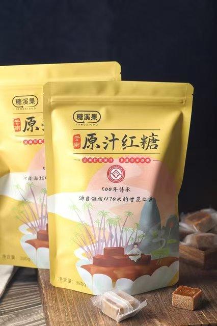 【2月23日恢复发货 云南非遗原汁红糖380g*1袋装 / 非遗原汁冰糖500g*1袋装】红糖选三年老根紫玉甘蔗为原料  冰糖配料原料甘蔗制糖  冰糖 商品图3