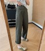 美食复古解构线密斜纹立体分割工装裤宽松微镰刀裤 商品缩略图11