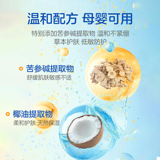 *纽强新品 婴幼儿衣物洗衣液450ml正装/补充装（青草香） 商品图3