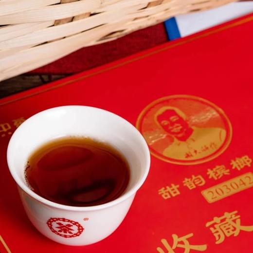 中粮-中茶2023年中茶广西梧州窖藏六堡茶黑茶谢大师作-甜韵槟榔香30KG箩装/原产地直发 商品图1