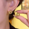 JU-DC-007时尚缠绕麻花耳钉耳扣女小众高级感耳环2025年新款潮气质简约耳饰 商品缩略图0