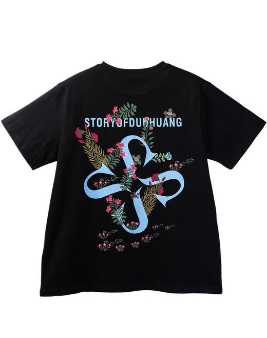 敦煌故事短袖t恤宽松版新棉时尚百搭夏青年 商品图3