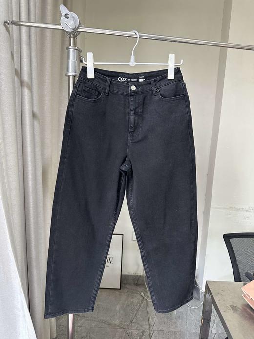 贝壳三 时尚百搭款高腰弹力锥形牛仔裤宽松阔腿遮肉休闲裤C041322 商品图1