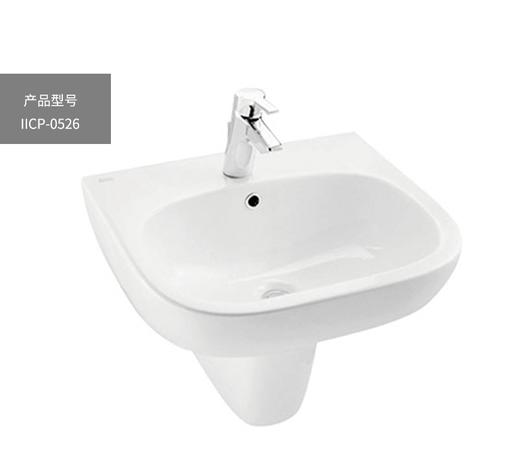 美标艾迪珂半柱盆（单孔）亮白IICP-0526 商品图2