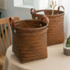 出口欧洲货❗【YiLuoShan复古仿藤编收纳筐/收纳桶】💥老手艺人匠心编织〰️纯手工制作🏆衣服/书本/零食/玩具/杂物/瓜果蔬果/万物皆可收纳❗  商品缩略图1