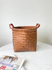 出口欧洲货❗【YiLuoShan复古仿藤编收纳筐/收纳桶】💥老手艺人匠心编织〰️纯手工制作🏆衣服/书本/零食/玩具/杂物/瓜果蔬果/万物皆可收纳❗  商品缩略图3