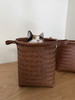 出口欧洲货❗【YiLuoShan复古仿藤编收纳筐/收纳桶】💥老手艺人匠心编织〰️纯手工制作🏆衣服/书本/零食/玩具/杂物/瓜果蔬果/万物皆可收纳❗  商品缩略图5