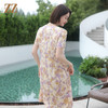 佐尔美夏季新款 气质碎花桑蚕丝连衣裙女E32LS09 商品缩略图4