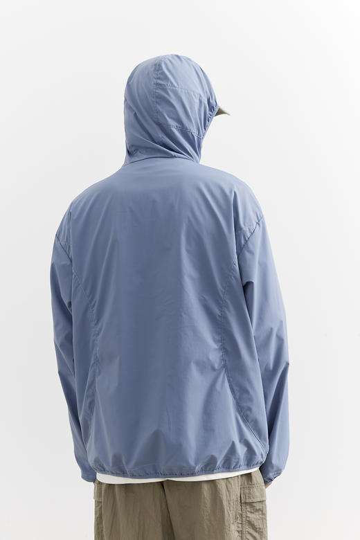 吃茶去chichaqu25轻量户外斜拉链带帽防风夹克城市运动山系男女 商品图2