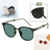 赠送盒子【夏日轻量化出行搭配】显脸小迷你折叠墨镜女防紫外线偏光墨镜男士防晒大框显脸小女士太阳镜。 商品缩略图8