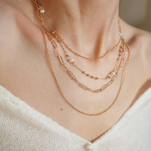 Garden of Eden 伊甸园系列 | 风铃叠戴项链套组 商品图3