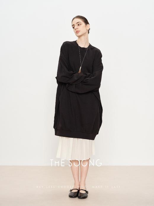 THESOONG"小miu裙"100%棉轻盈网纱线条感半身裙HZQZ6046 商品图1