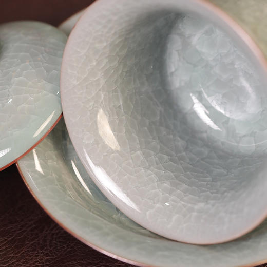 丁绍杰冰裂盖碗 商品图2