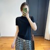 柜货！100精纺高支棉线！藏肉显瘦没得说！圆领针织短袖T恤女25春夏款！ 商品缩略图6