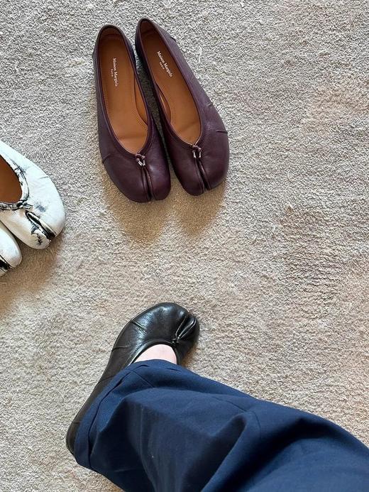 马吉拉MM6皱褶分趾鞋Tabi分趾芭蕾舞单鞋（HC） 商品图2