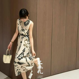 【部分现货】良木礼复古苎麻连衣裙（0749）