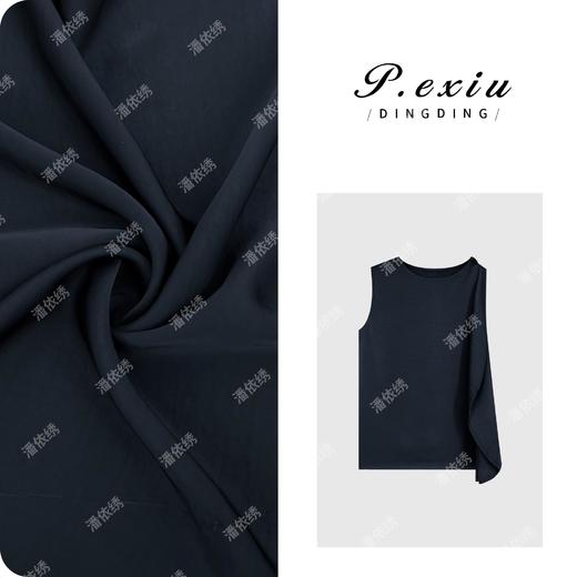 03-4潘依绣丁丁宠粉法式优雅气质设计感缎面无袖背心 WH00320 商品图0