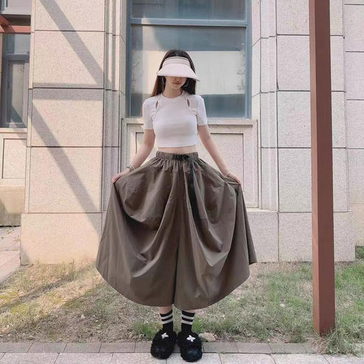 senlinjeepsd 户外速干新冰皮凉感防晒裙裤 垂感十足 实力遮肉 隐藏式口袋 高腰显瘦 商品图4